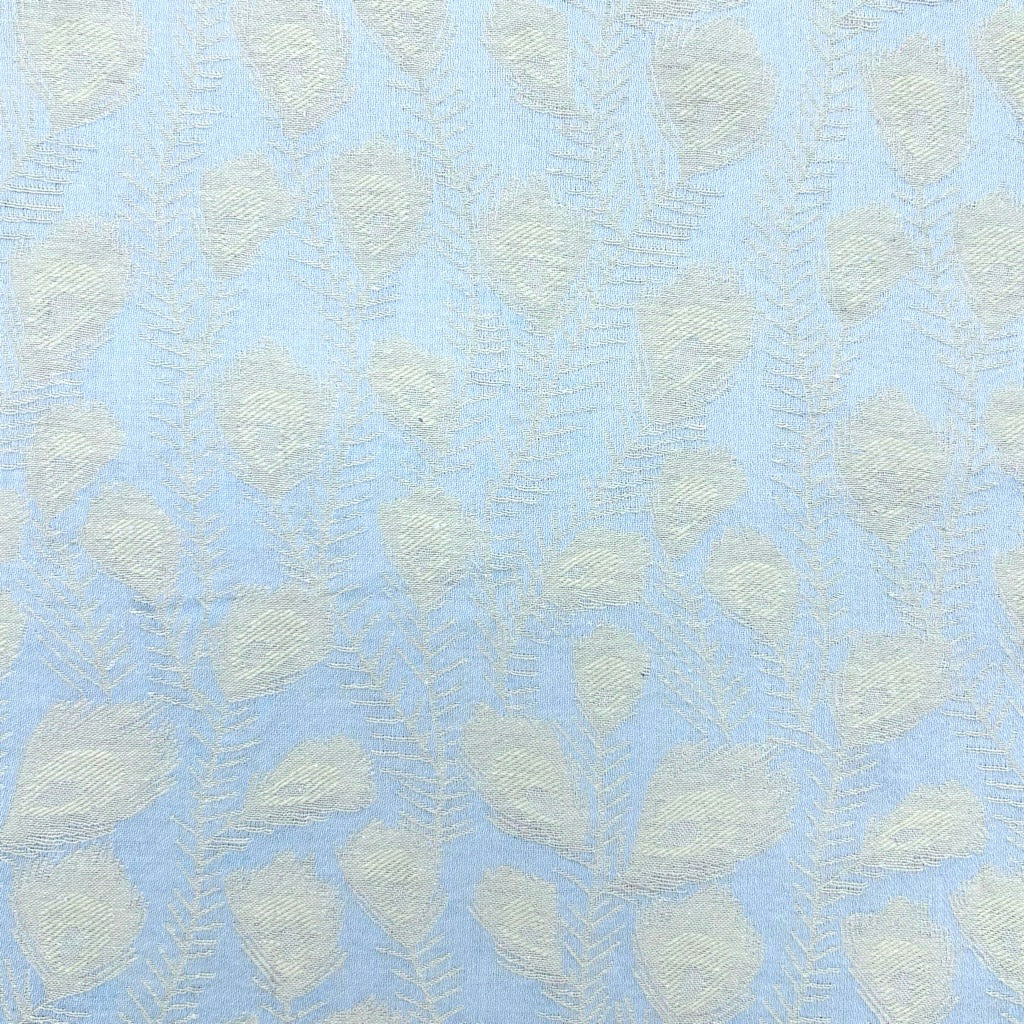 Feather Leaves Linen Viscose Fabric