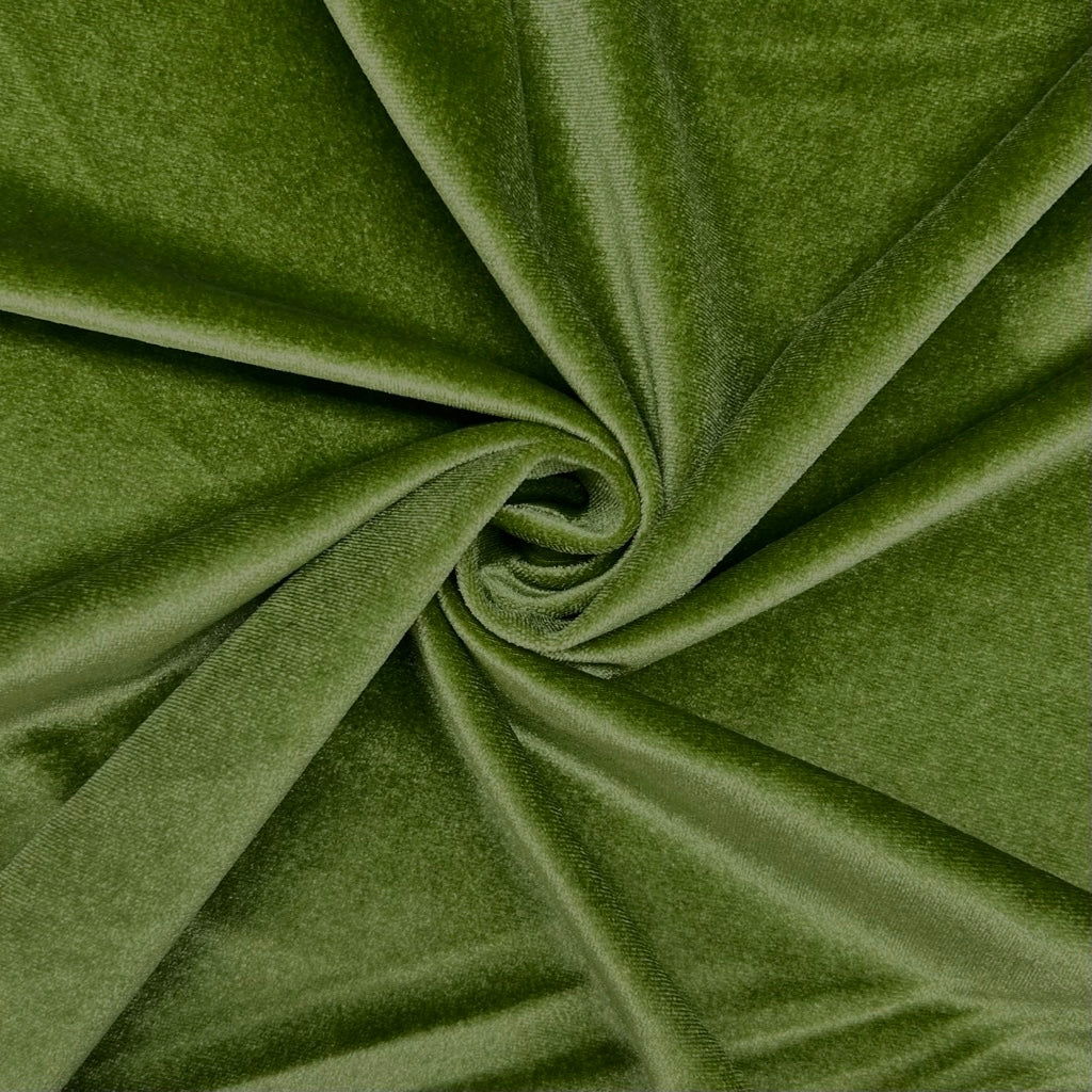Plain Stretch Velvet Fabric