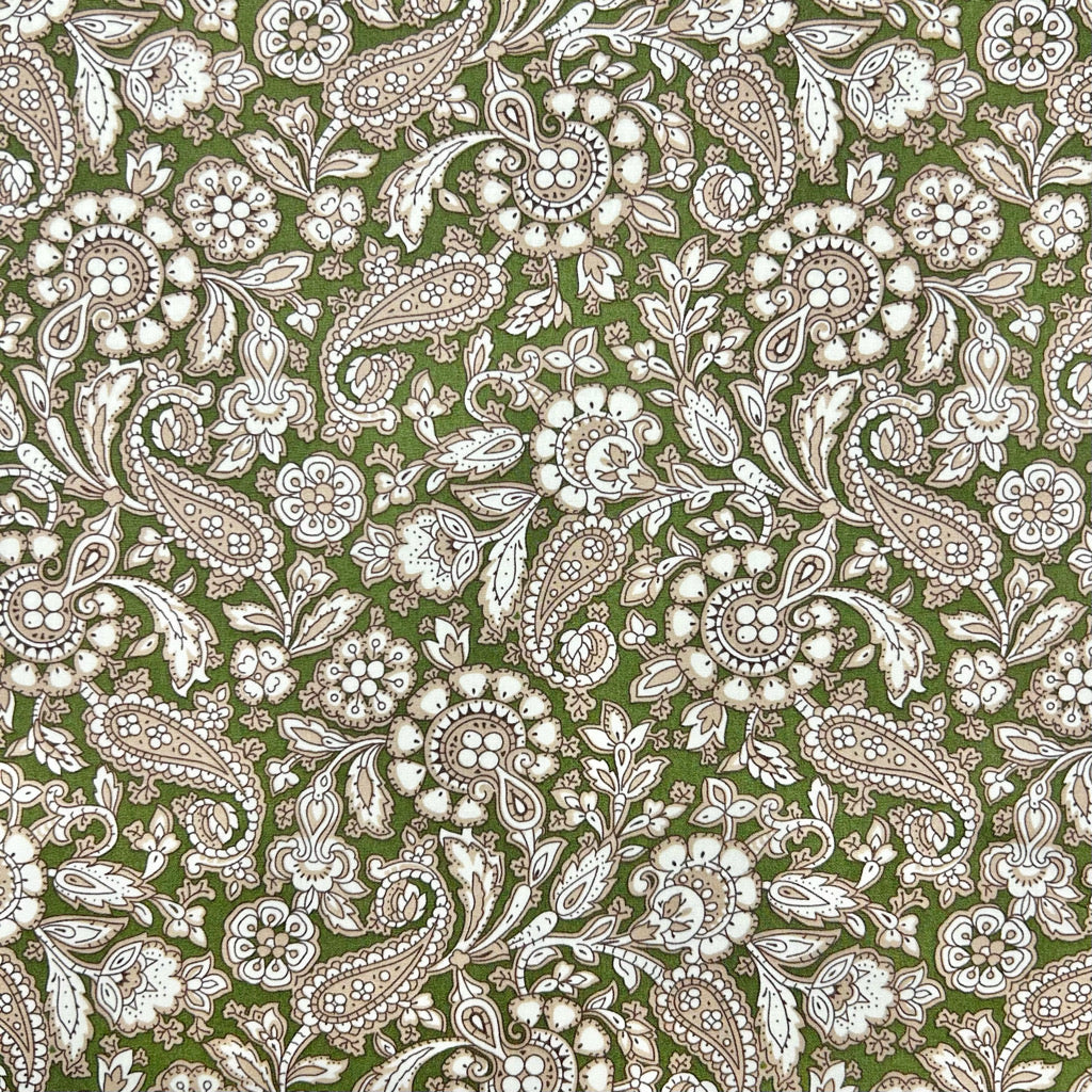 Paisley Botanicals Rose & Hubble Cotton Poplin Fabric