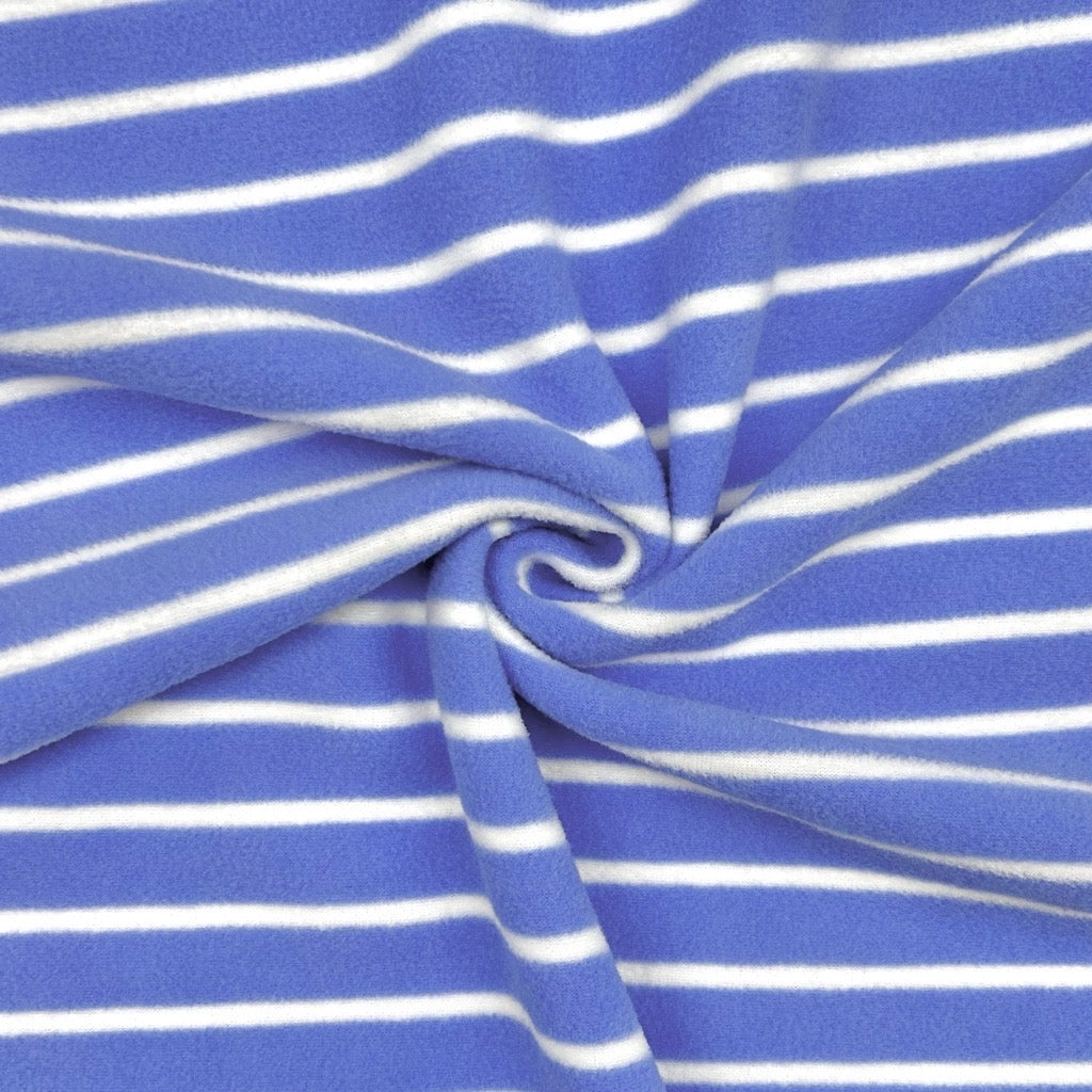 Stripes Anti Pill Polar Fleece Fabric - Pound Fabrics