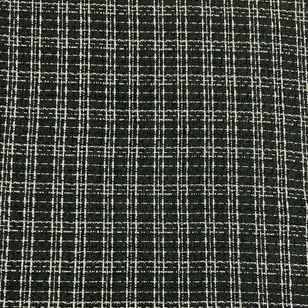 Lurex Checkered Tweed Fabric - Pound Fabrics