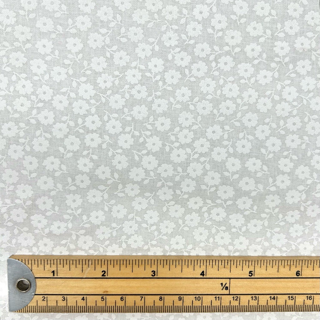 Pearl Bloom Cotton Lacquer Fabric
