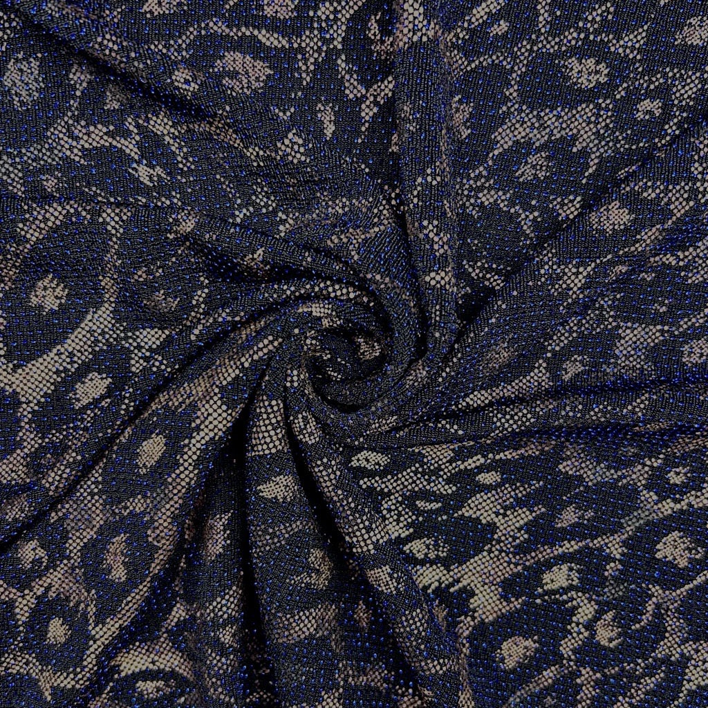 Glimmer Leopard Stretch Fabric
