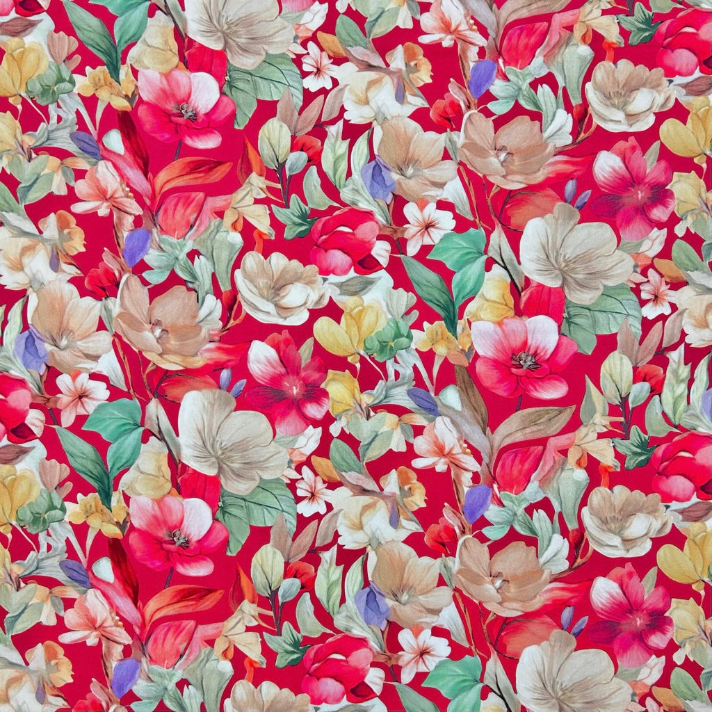 Secret Bloom Viscose Fabric