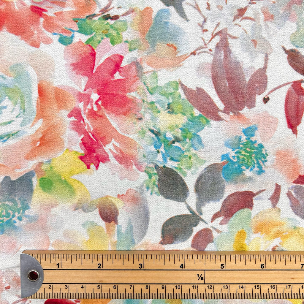 Chromatic Flora Viscose Nylon Fabric