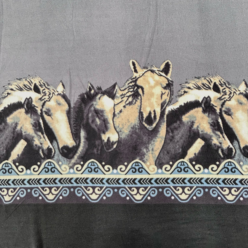 Wild Horses Anti Pill Polar Fleece Fabric