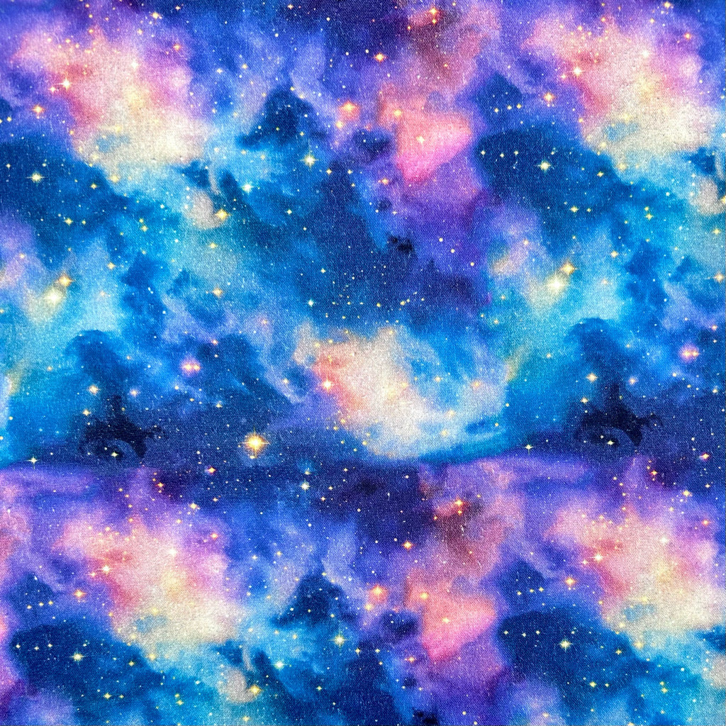 Galaxy Night Cotton Fabric