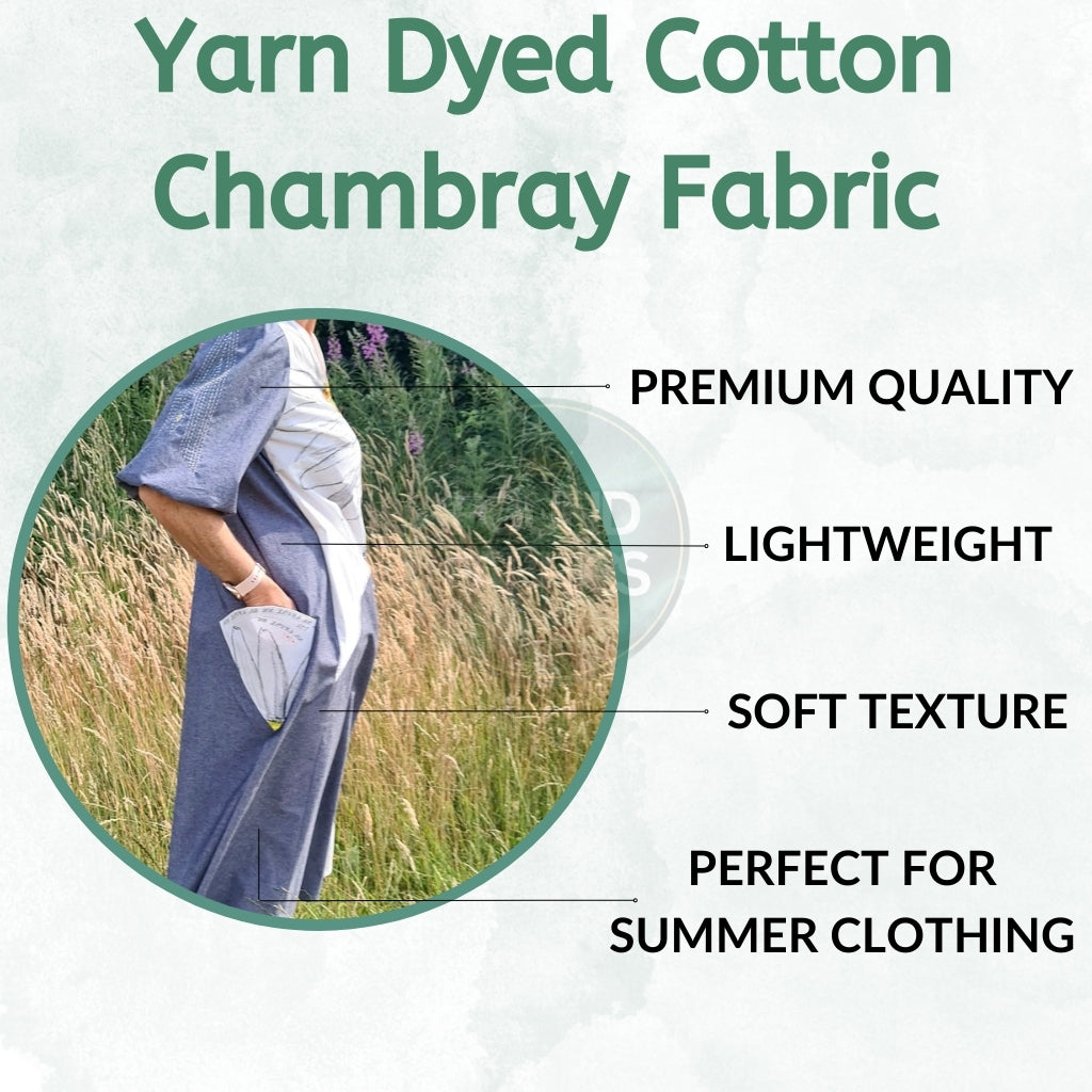 Yarn Dyed Cotton Chambray Fabric
