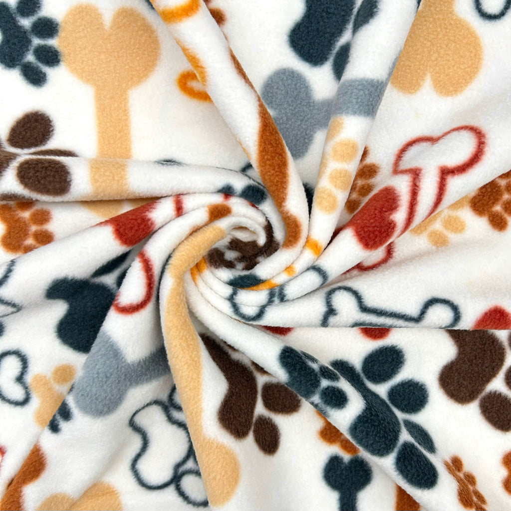Playful Paws Anti Pill Polar Fleece Fabric
