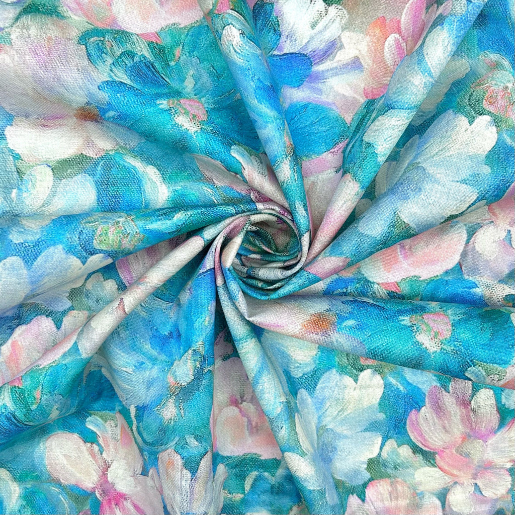 Soft Petals Cotton Lawn Fabric