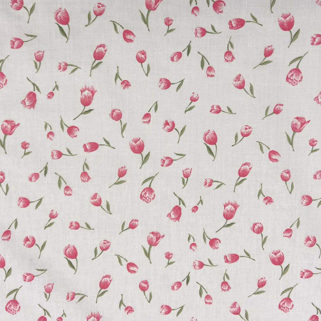 Falling/Flowing Tulips Polycotton Fabric