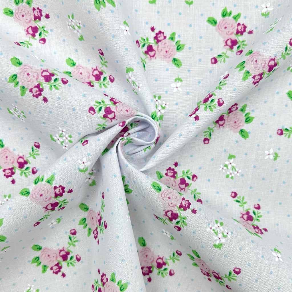 Country Garden Polycotton Fabric