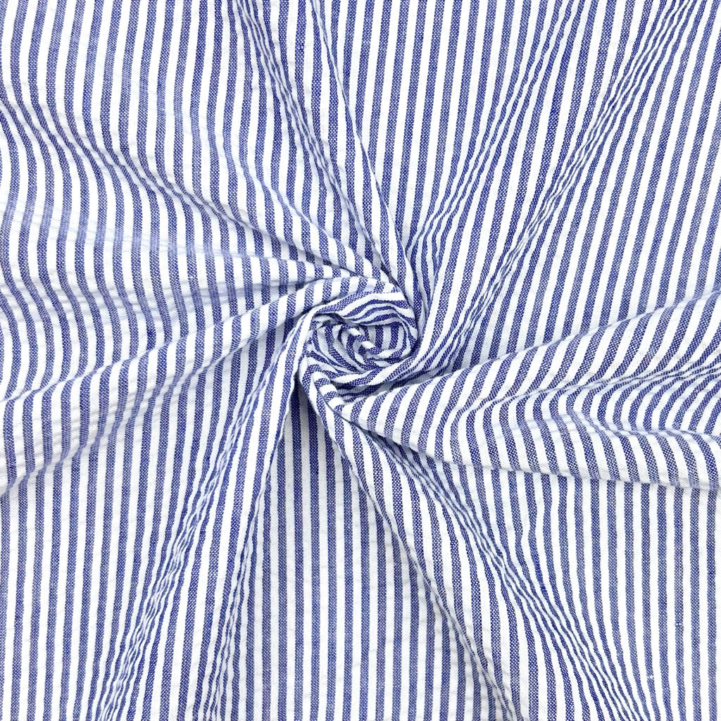 Small Stripes Seersucker Fabric