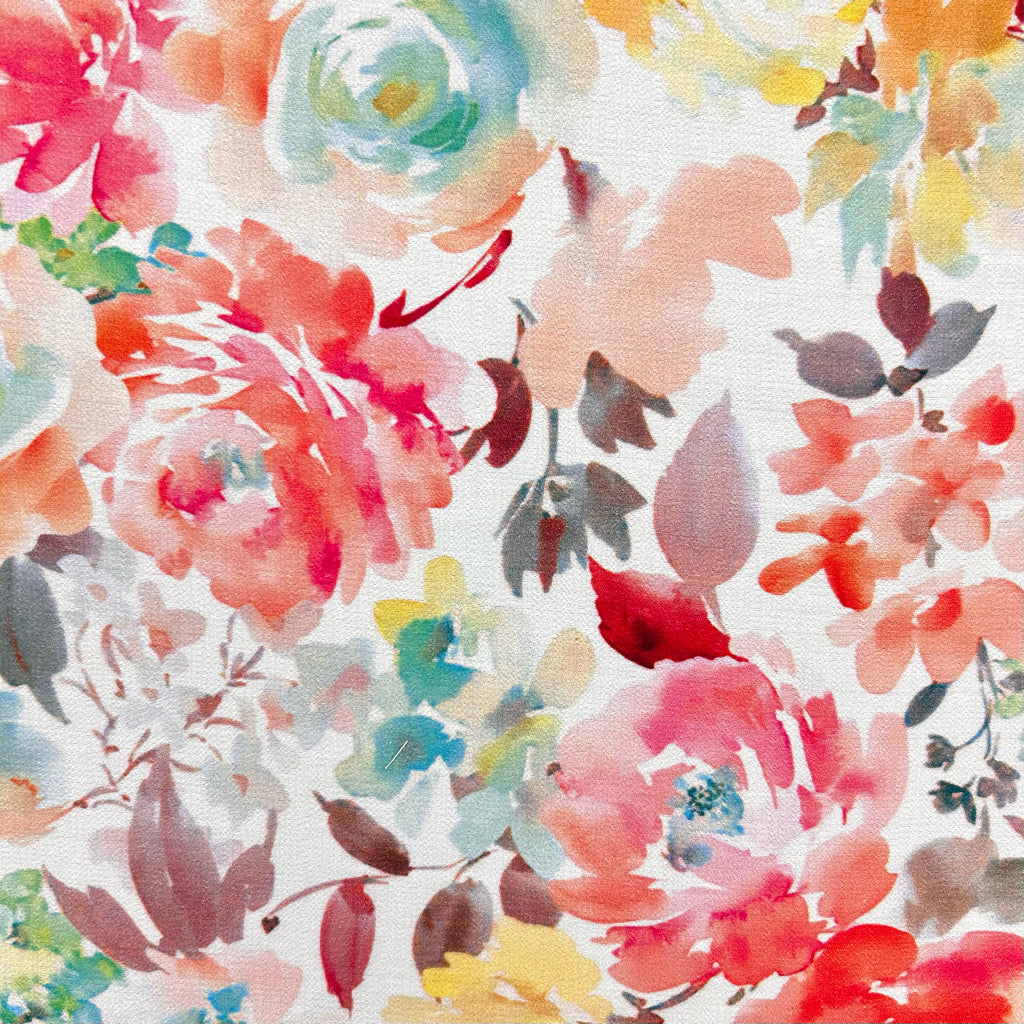 Chromatic Flora Viscose Nylon Fabric