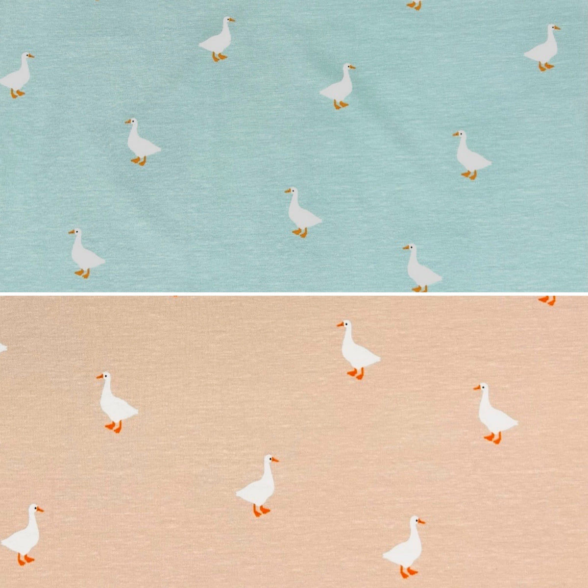 Swan Lake Cotton Jersey Fabric