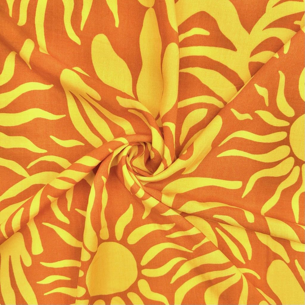 Beach Bliss Viscose Poplin Fabric
