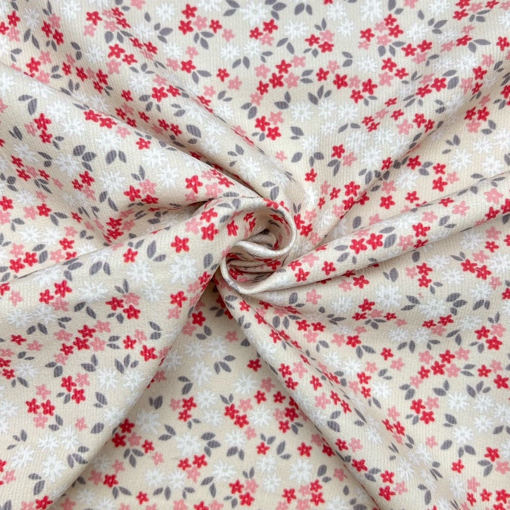 Country Ditsy Needlecord Fabric