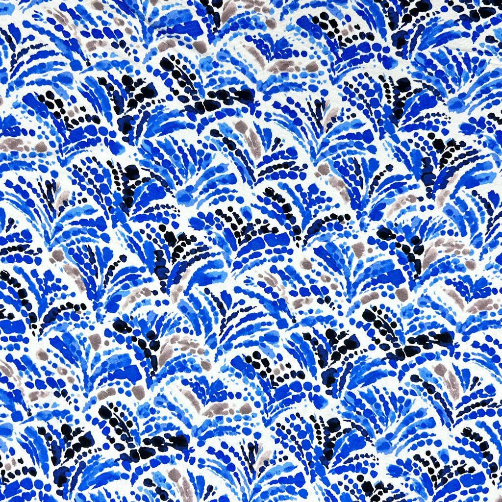 Wild Flourish Viscose Jersey Fabric