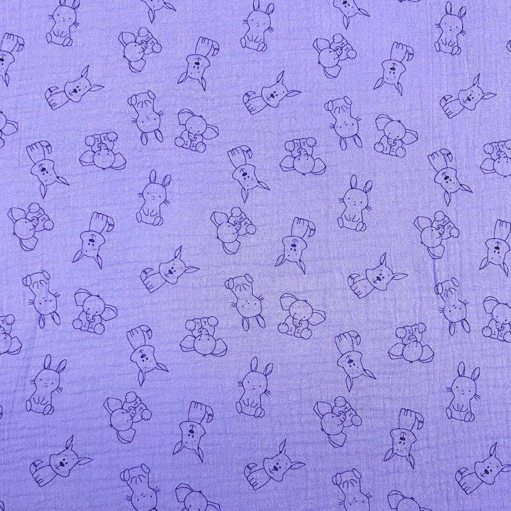 Small Animals Double Gauze Fabric - Pound Fabrics