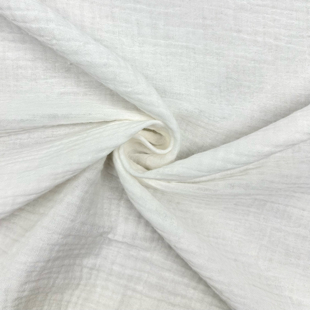 Special Offer Plain Ivory Double Gauze Fabric