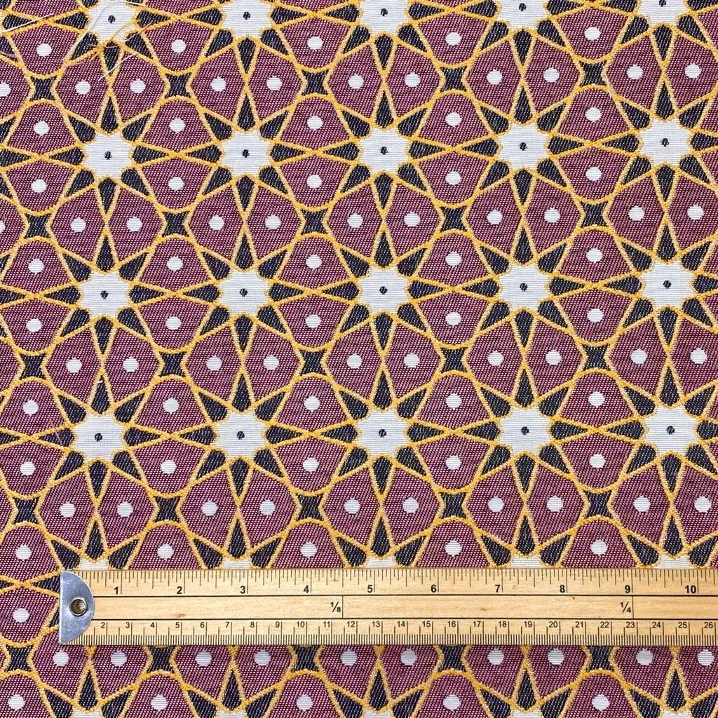 Abstract Dotted Tiles Tapestry Fabric - Pound Fabrics