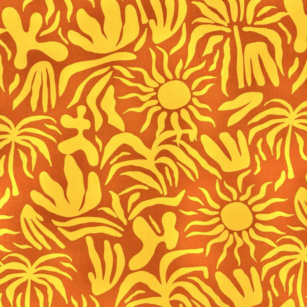 Beach Bliss Viscose Poplin Fabric