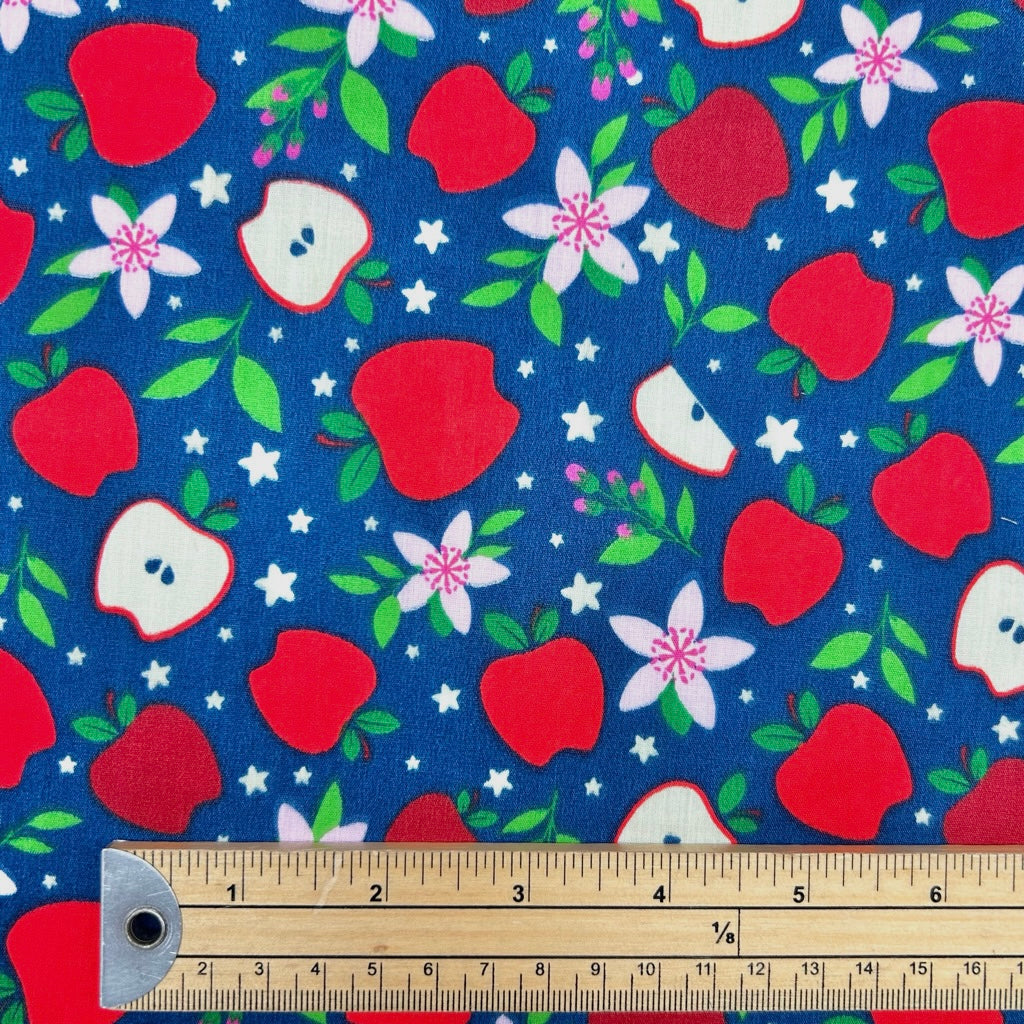 Apple Garden Polycotton Fabric