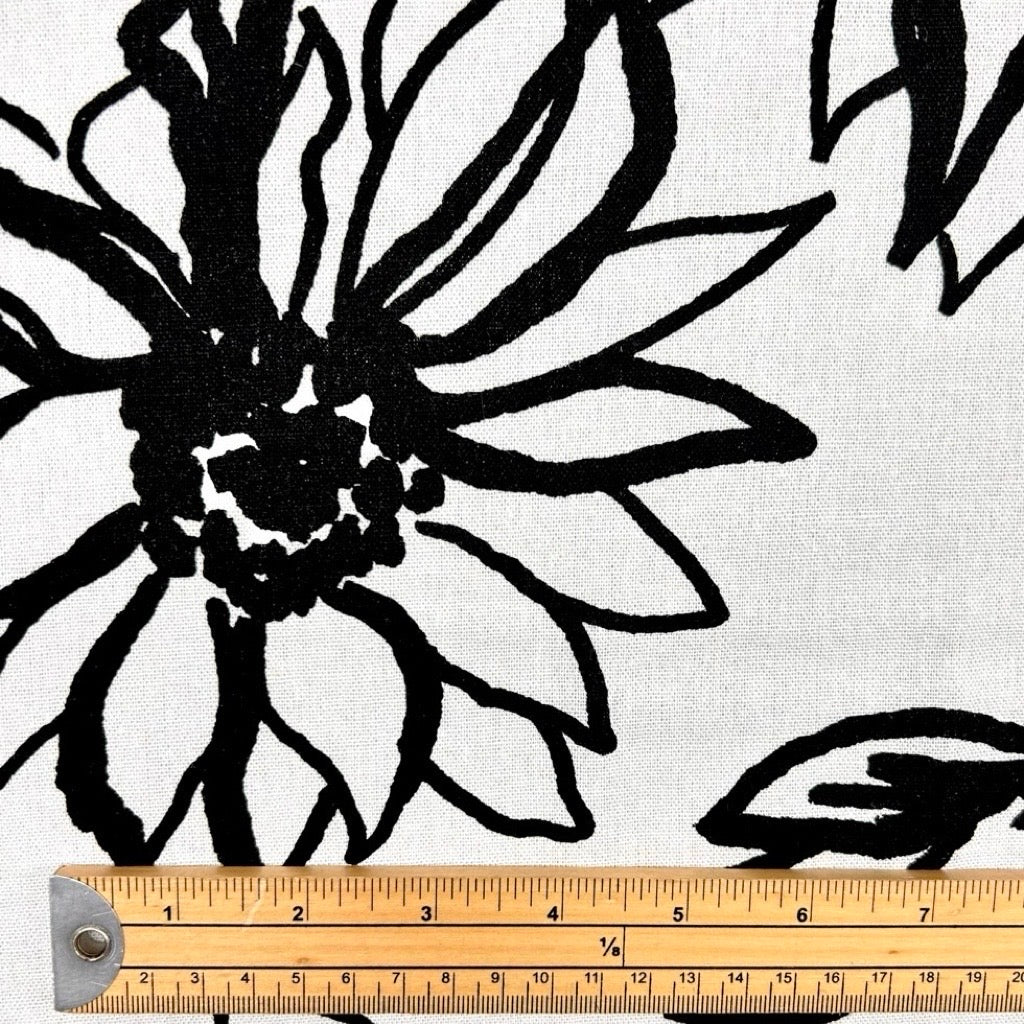 Arty Blooms Linen Viscose Fabric