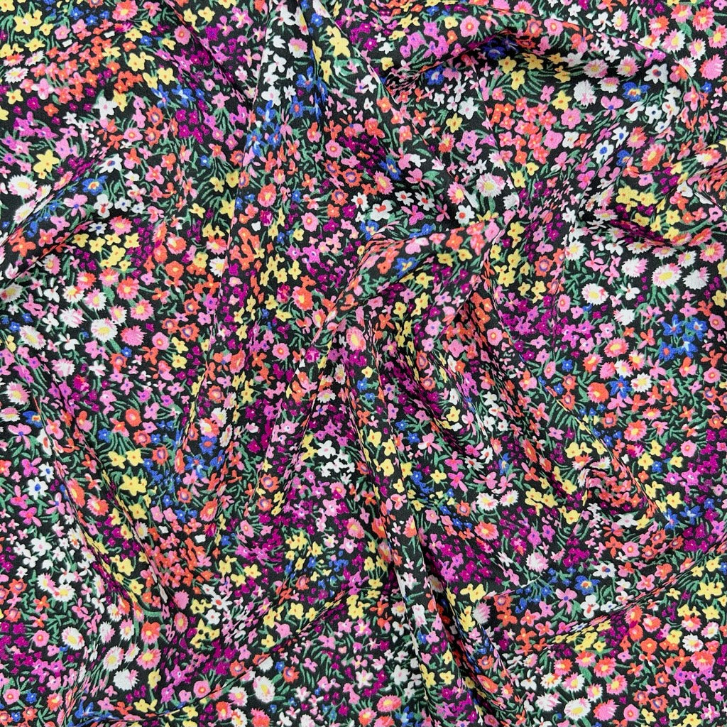 Floral Stardust Polyester Fabric