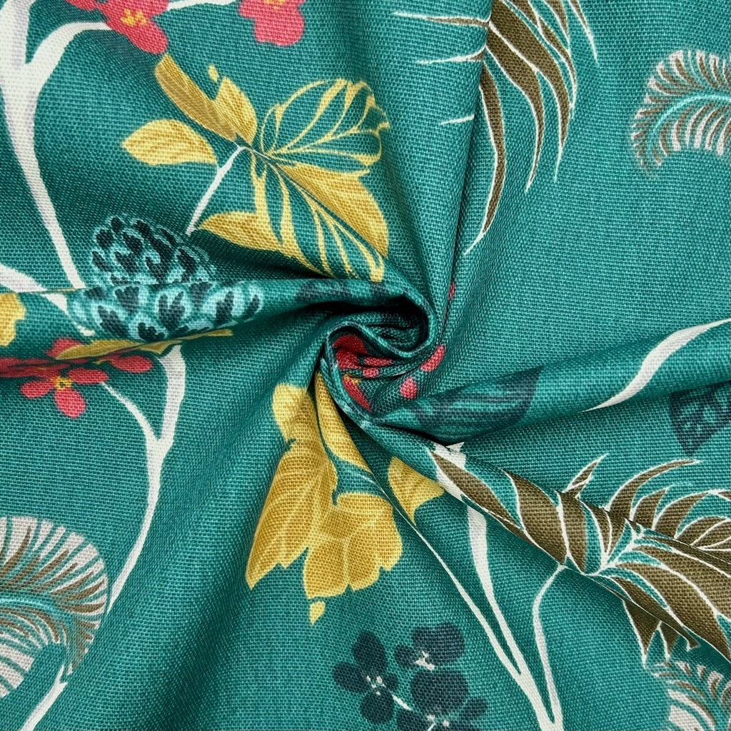 Forest Flourish Cotton Canvas Fabric