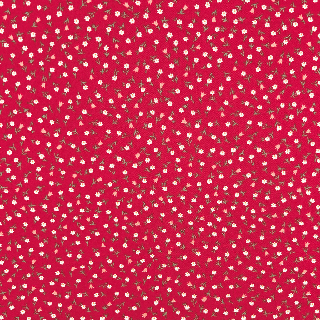 Tiny Garden Cotton Sateen Fabric
