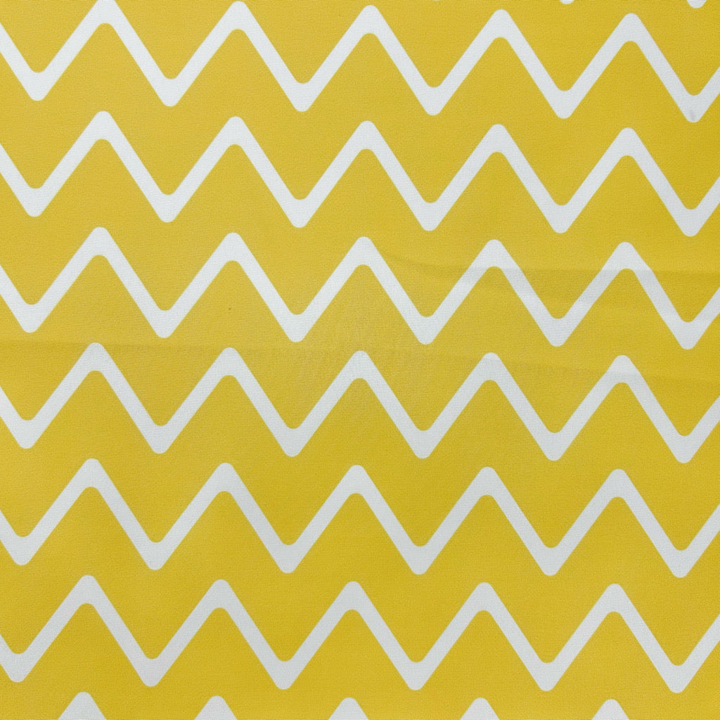 Chevron Print Water Resistant Fabric