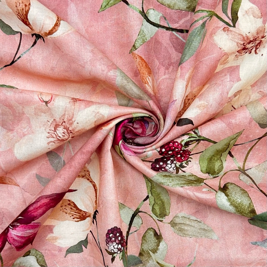 Blooming Joy Cotton Lawn Fabric