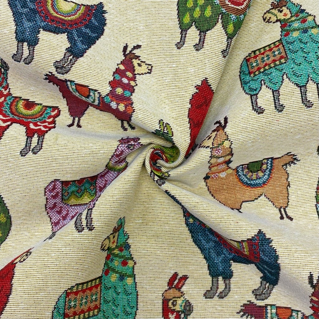 Llamas Tapestry Fabric