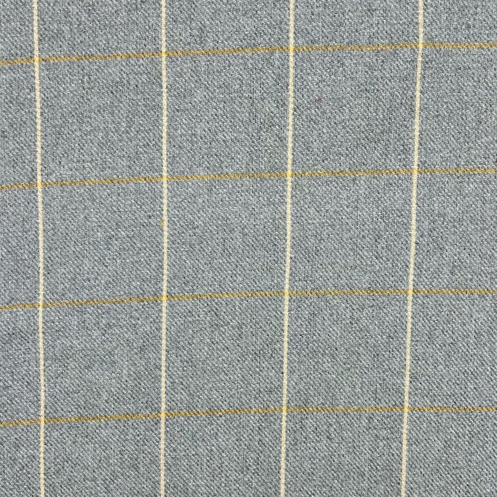 Large Checkered Wool Touch Fabric