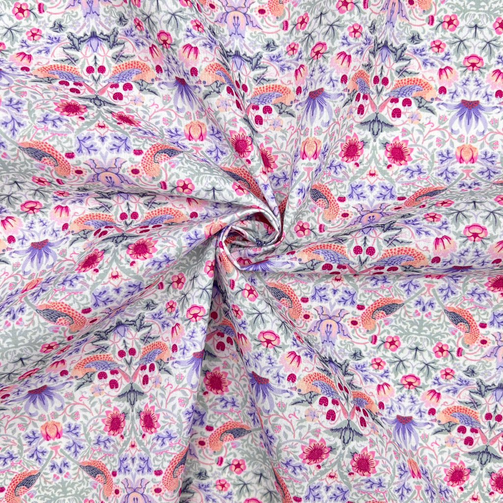 Bird Song Polycotton Fabric