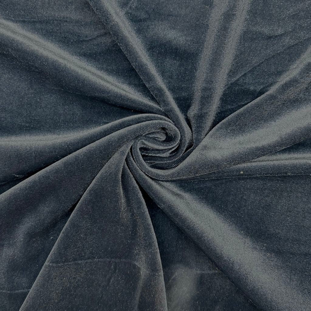 Plain Stretch Velvet Fabric