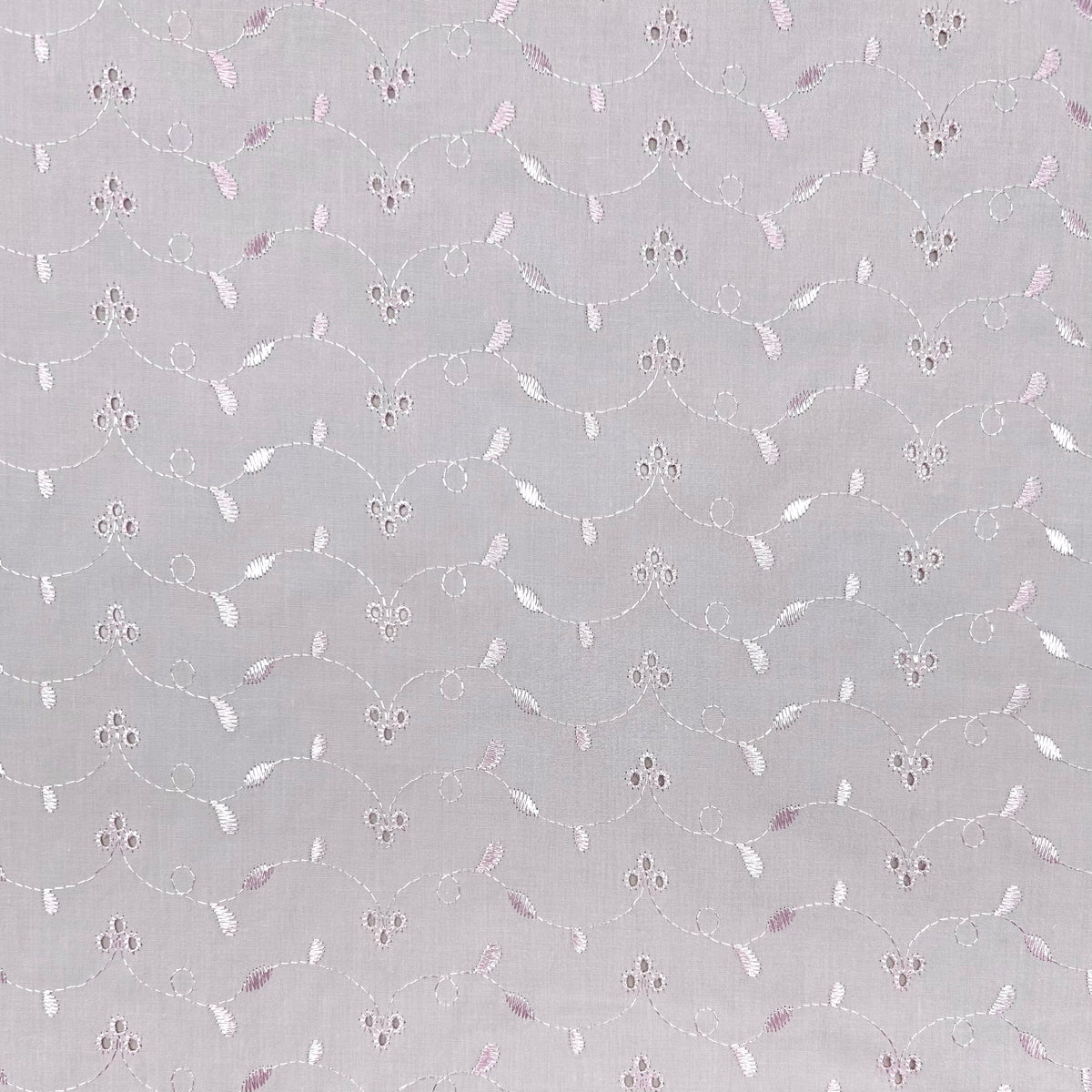 Broderie Anglaise Cotton Blend Fabric