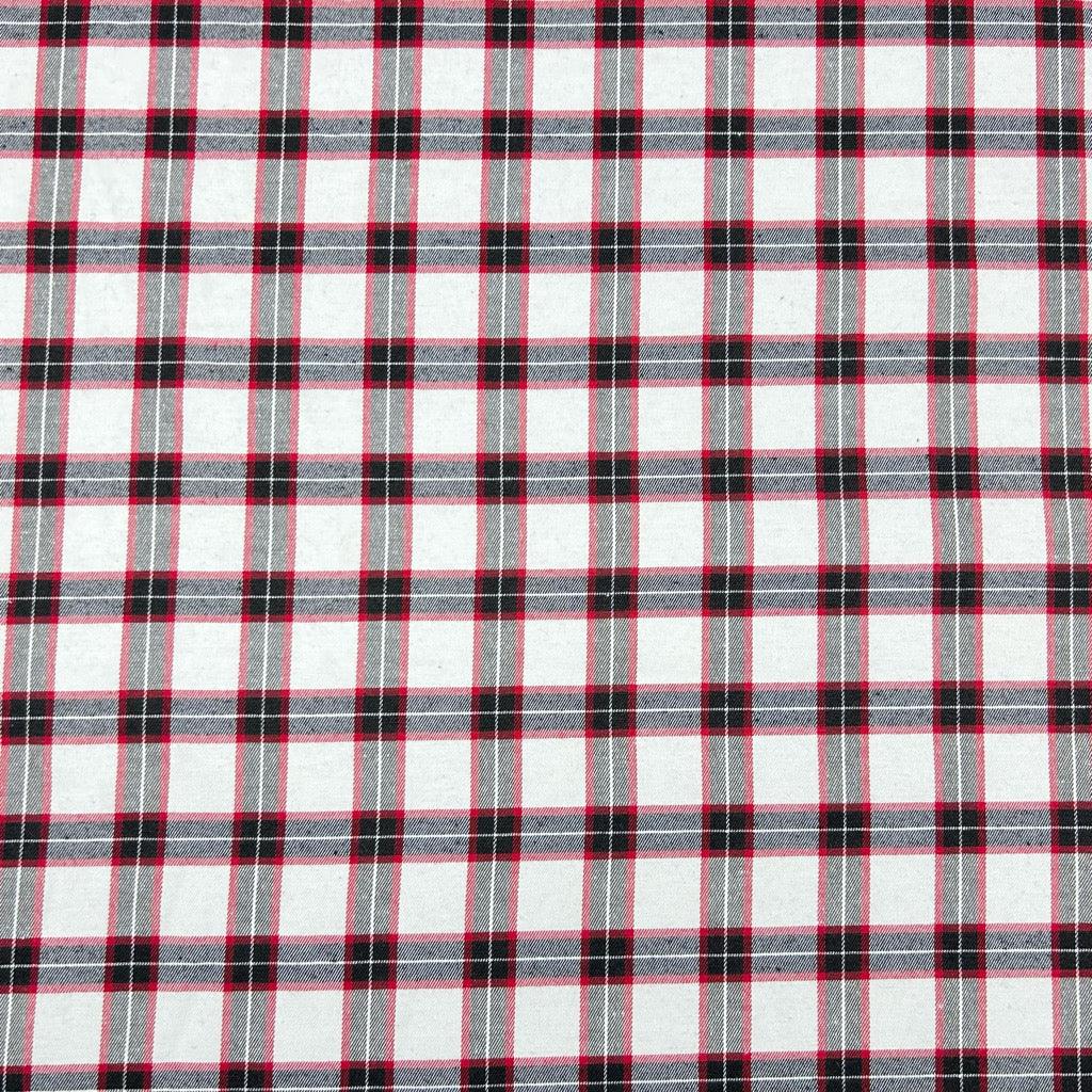 Tartan Brushed Polycotton Fabric - Pound Fabrics