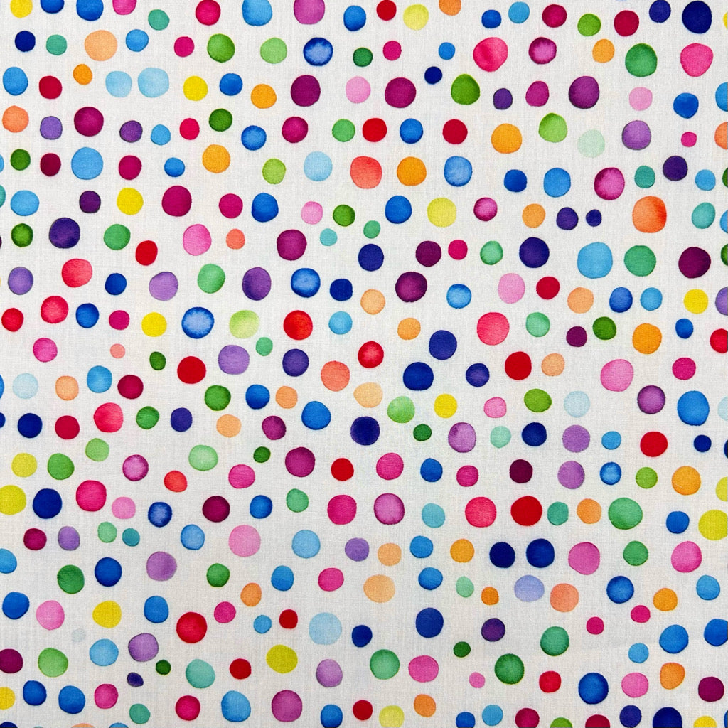 Candy Dots Polycotton Fabric
