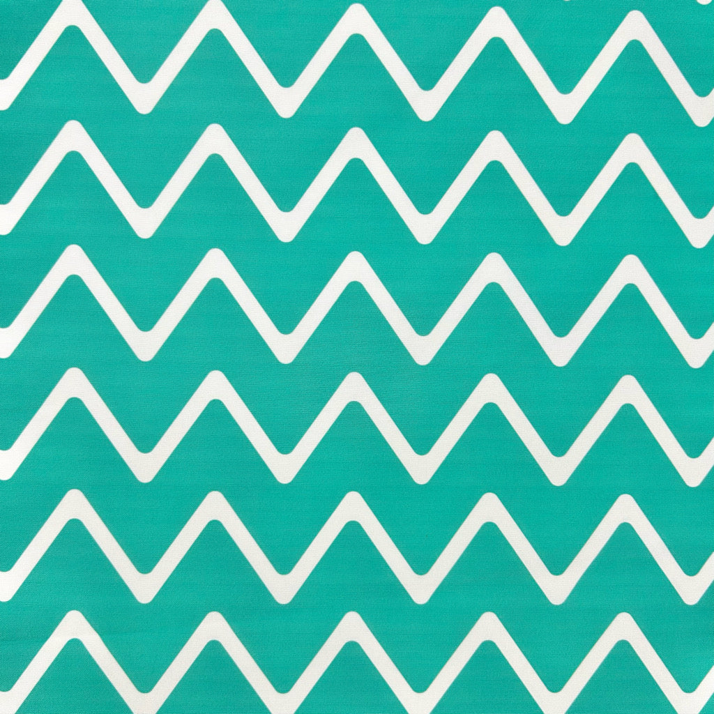Chevron Print Water Resistant Fabric