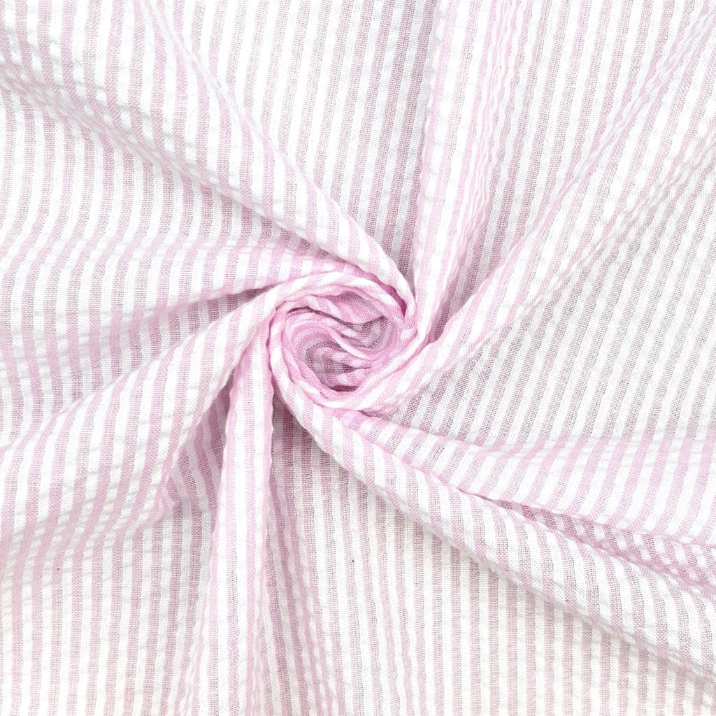 Small Stripes Seersucker Fabric