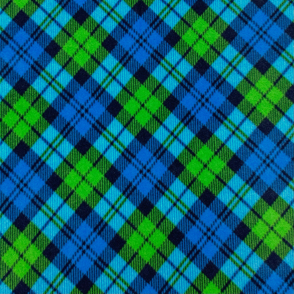 Bright Check Anti Pill Polar Fleece Fabric
