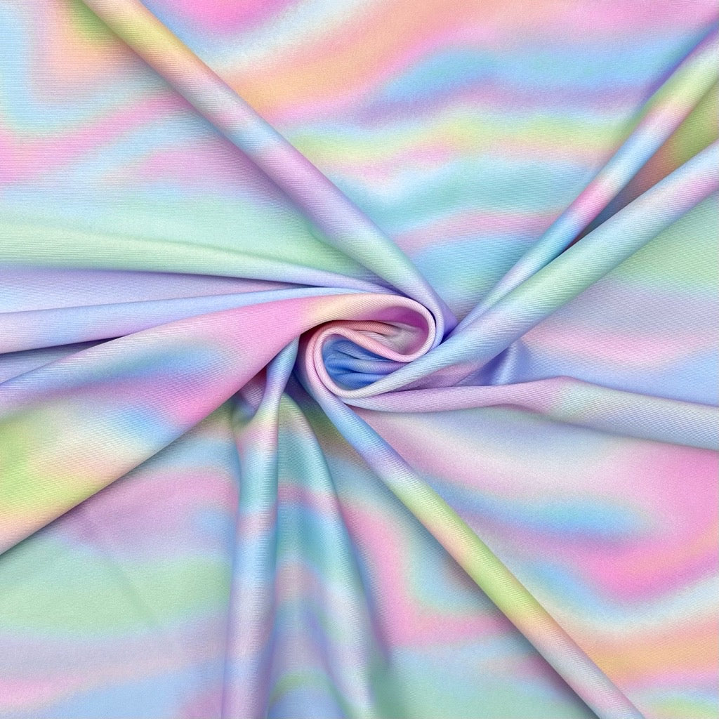 Pastel Flow Swimwear Jersey Fabric