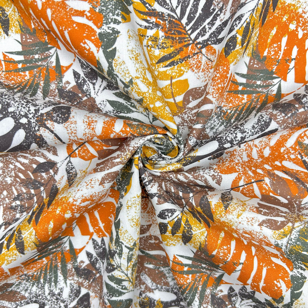 Petal Shade Rose &amp; Hubble Cotton Poplin Fabric
