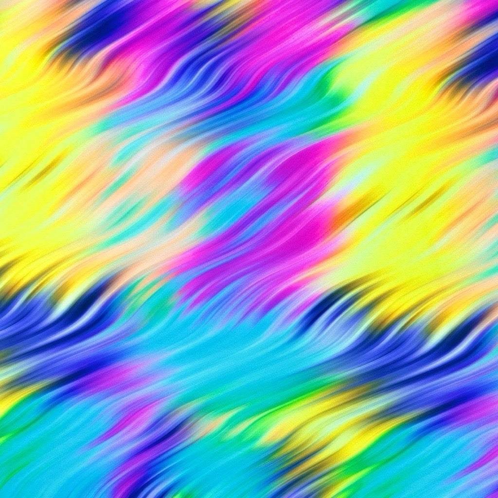 Electric Whirl Active Wear Jersey Fabric