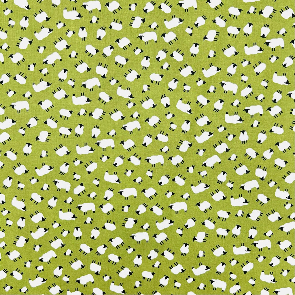 Tiny Lambs Rose & Hubble Cotton Poplin Fabric