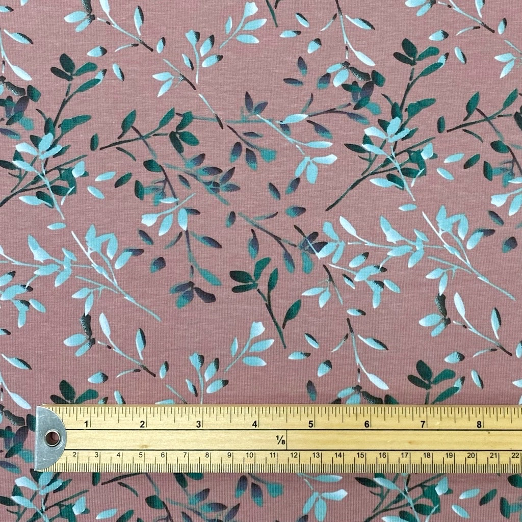 All Over Vines Cotton Jersey Fabric