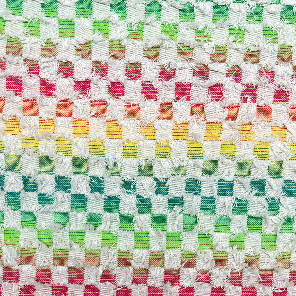 Multicoloured Tassels Fashion Denim Fabric