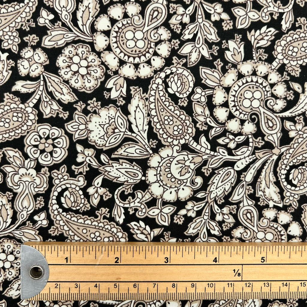 Paisley Botanicals Rose & Hubble Cotton Poplin Fabric